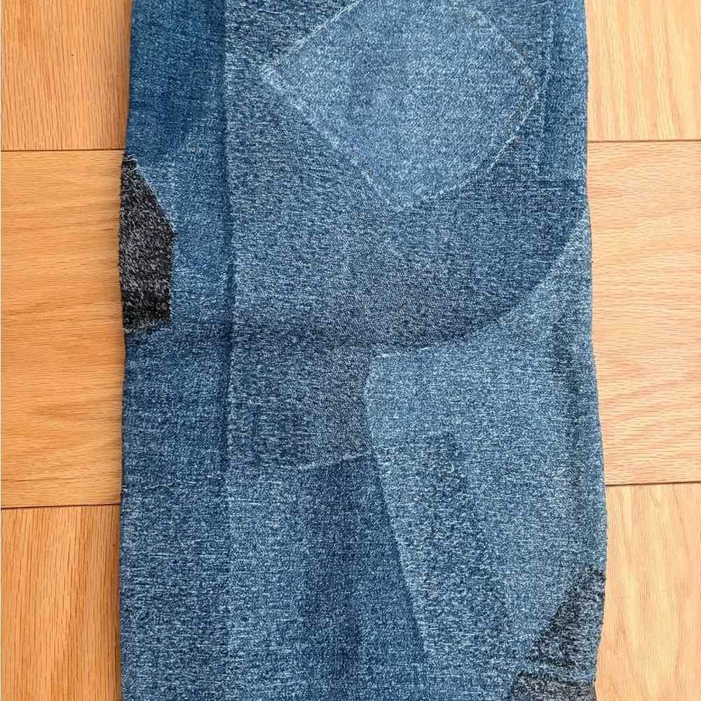 West Elm Blue and Gray Pillow Cover